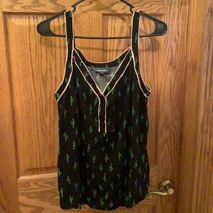 ModCloth cactus tank blouse